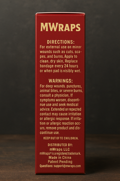 mwraps finger bandages box